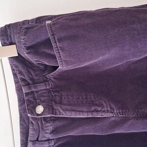 Dark Purple Corduroy Pants by MOUNTAIN KHAKIS